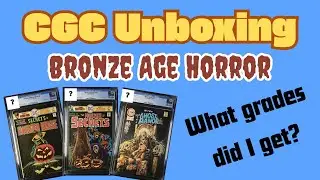 Эти оценки меня ШОКИРУЮТ!!! Распаковываю несколько комиксов ужасов CGC Bronze Age