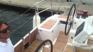 Docking a 409 Sun Odyssey Sailboat with 360 dock and Go Docking System By: Ian Van Tuyl