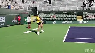 Joao Fonseca Forehand from Court Level [4k60fps]
