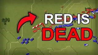 Blue's Cavalry DESTROYED Red!