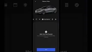 The day-ish before taking delivery of my Tesla Model 3 (in-app)