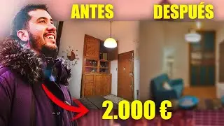 Flipping houses reforma de piso antes y después| + 25.000€ beneficio😱