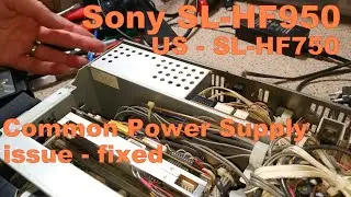 Sony SL HF950 SL HF750 Betamax power supply repair
