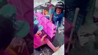 Crew is busy in building #Doll house