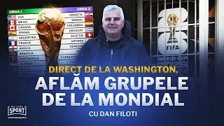 Tragerea la sorți a grupelor Mondialului 2026 - We Love Sport este la show-ul fabulos din Washington