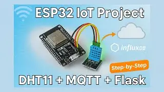 ESP32 IoT Monitoring: ESP32, DHT11, MQTT, Flask & InfluxDB_Part 1