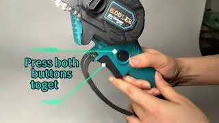 How to use a mini chainsaw?