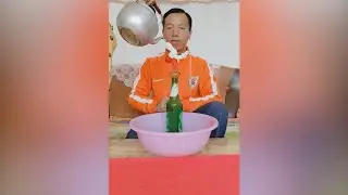 Chinese folk balance master: eggs lying horizontally