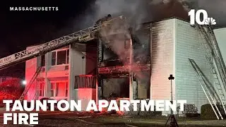 Fire breaks out at apartment complex in Taunton