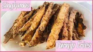 HOW TO MAKE TURNIP FRIES (singkamas) || Perlaaa