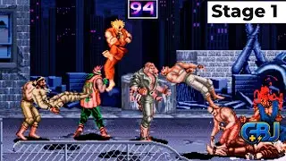 Ken & Akuma &ndash; Final Fight Gold Plus OpenBOR Co-Op 2025 Gameplay (Stage 1: The Slums)