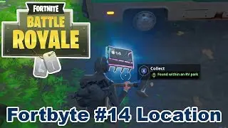 Fortnite Fortbyte #14 Location - Found within an RV Park