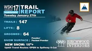 WSKI latest Local Forecast and Trail Report Jan 27th, 2026