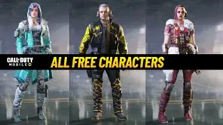 Season 1 - 2023 All Free Characters - Daily Login Skin in CODM
