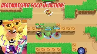 🎶🥊 Mit NEUEM Skin direkt GEWONNEN! BEATMATCHER POCO in Action! | Brawl Stars