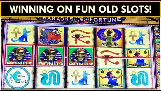 WINNING ON FUN OLD SLOT MACHINES @ BELLAGIO LAS VEGAS!