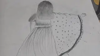 How to draw a cute Girl / Pencil sketch / Drawing easy for beginner / Girl drawing / Meghasart