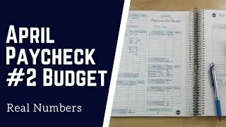 Budget with Me| April 2021-Paycheck #2 Budget - Real Numbers| Debt: $30,034.89