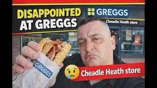 Greggs Drive Through, Cheadle Heath, Breakfast Menu Food Review