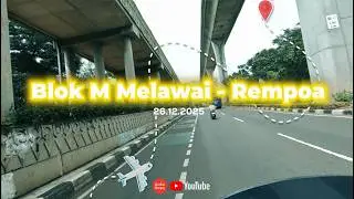 🏍️ City Ride Siang | Blok M Melawai → Rempoa ☀️🌆