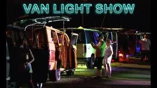 CUSTOM Van Light Show at BVA's Return to Cortland Truck-in. 2023