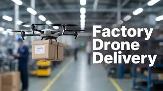 Did you know some factories use drones to deliver parts inside the plant?