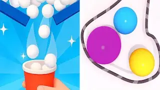 Rope and Balls VS Bounce And Collect - All Levels SpeedRun Gameplay 