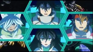 Re:Rising Gundam Gattai Sequence + Fight
