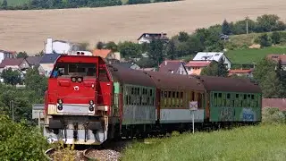 Vlaky Slovensko - ZSSK 736.105 Os 5619 na trati ŽSR 145