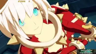 Guilty Gear Xrd REV 2 Elphelt Valentine Arcade Gameplay