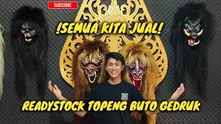 DIJUAL LANGSUNG SAJA PESAN!SEMUA TOPENG GEDRUK INI KITA JUAL ADA YANG BARU!! TOPENG BUTO GEDRUK NAGA