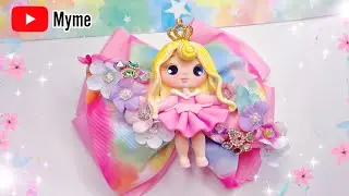Moños chingones para niñas - moño princesa - Laços - Bows #manualidades #craft #moñosdeliston