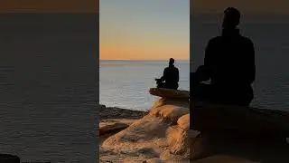 Morning Meditation in the Algarve #solitude #algarve #beach #sunrise #meditation