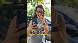 Tasting durian for the first time - Malaysia Fruit | #shorts #food #travel #malaysia #durian
