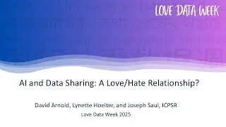 AI and Data Sharing: A Love/Hate Relationship?