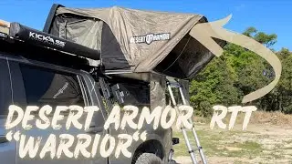 Desert Armor RRT - WARRIOR - Roof Top Tent Hard Shell