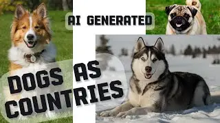 AI Designs #countries as #dogs #dog