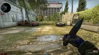 CS:GO SKELETON KNIFE CASE HARDENED WELL-WORN | SKIN SHOWCASE