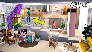 The sims 4 Tutorial Functional Platform🌸 || Room Ideas || Snowy escape
