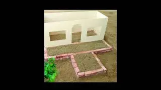 Mini House Construction Model House #diy #shorts #ytshorts  @keep viila @Mini Creative
