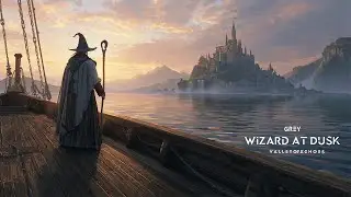 Fantasy Medieval Music for Focus & Calm | Grey Wizard at Dusk