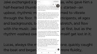 The story I am writing called dance wellness adventure