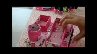 ORGANIZADOR PEQUEÑO PARA NIÑAS*HELLO KITTY por Fantasticazul