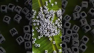 Alphabet beads available for orders what's app 7448341369