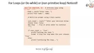 Programming in Python Basic 27 - While Loop ( Do-while) or (Non primitive loop) Noteiced 2