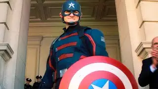 John Walker's Debut as the New Captain America - The Falcon and the Winter Soldier (TV Series 2021)