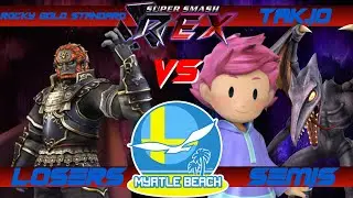 SocaSmash 149 Super Smash REX RockyGoldStandard Ganondorf vs Takio Kumatora, Ridley Losers Semis