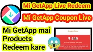 Live Redeem #Mi #Getapp Products Mi 2A Fast charger With Cable  #Redeem #Products #Live