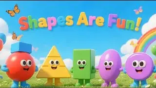 Let&rsquo;s Learn Shapes 🔺⭕⬛ | Nursery Rhymes for Kids | Apple Creation Kids