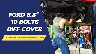 Ford 8.8&Prime; 10 Bolts Rear Axle Diff Cover Install | SPELAB